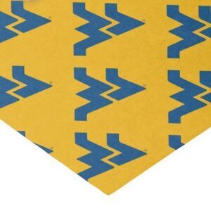 West Virginia 21”Square Collegiate Bandanna Yellow/Blue Mountaineer Apparel
